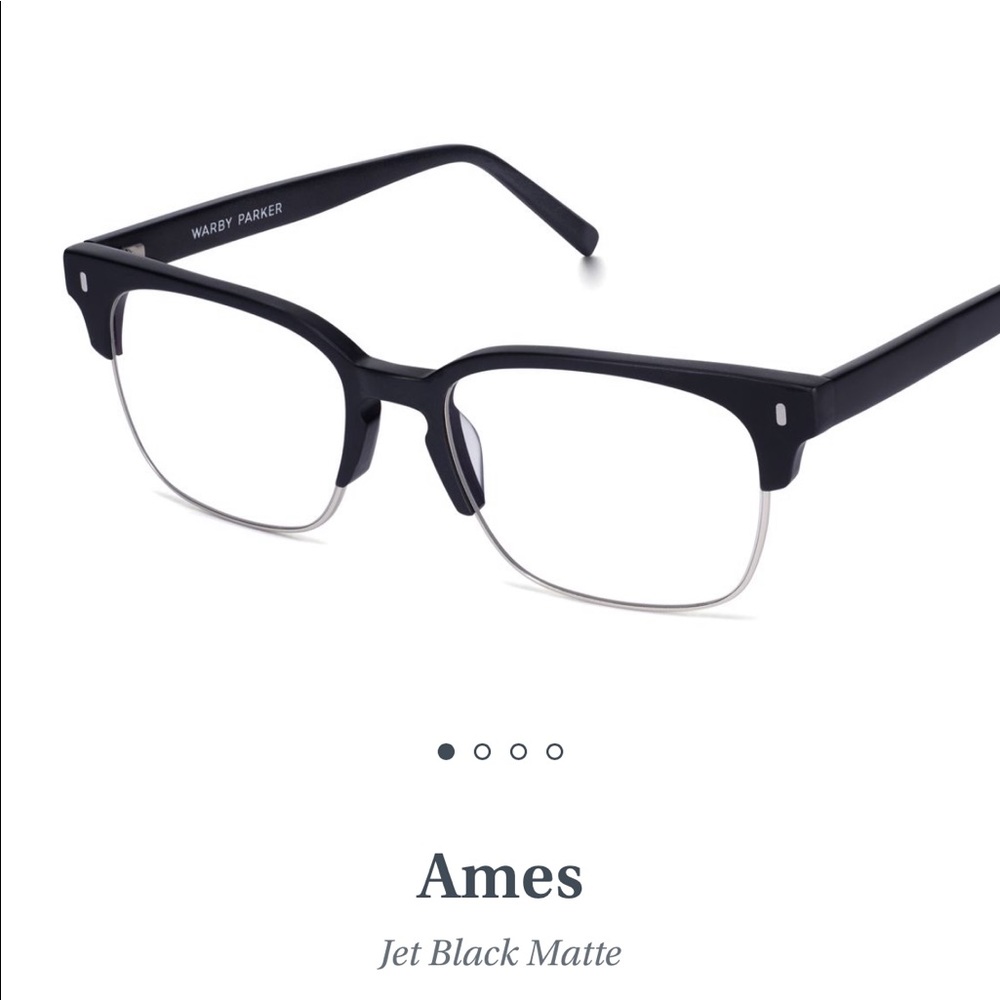 Warby Parker Black Matte Glasses